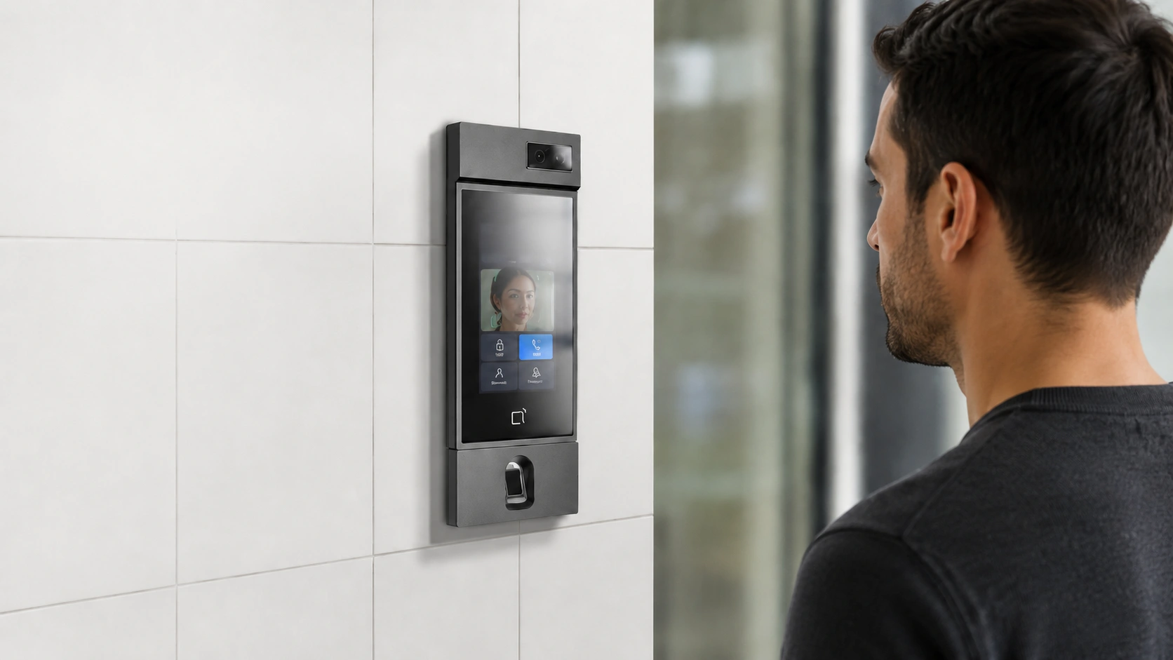 Akuvox smart IP video intercom system installed at Singapore condo or landed property gate