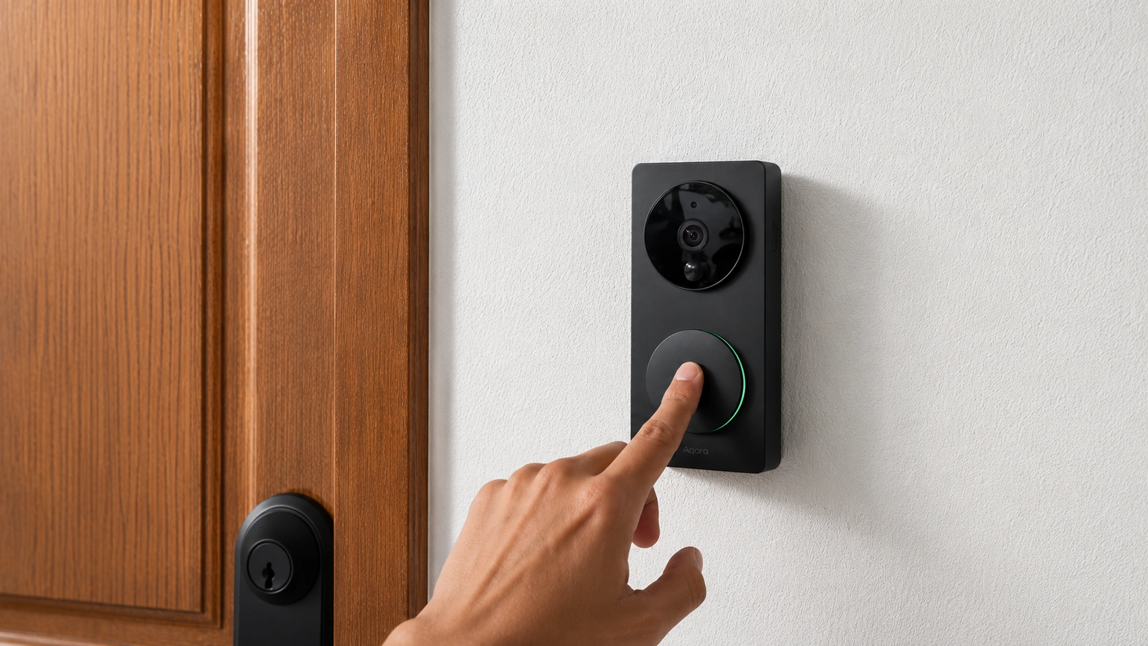 Aqara Video Doorbell G4 Singapore home Apple HomeKit Secure Video dual camera installation