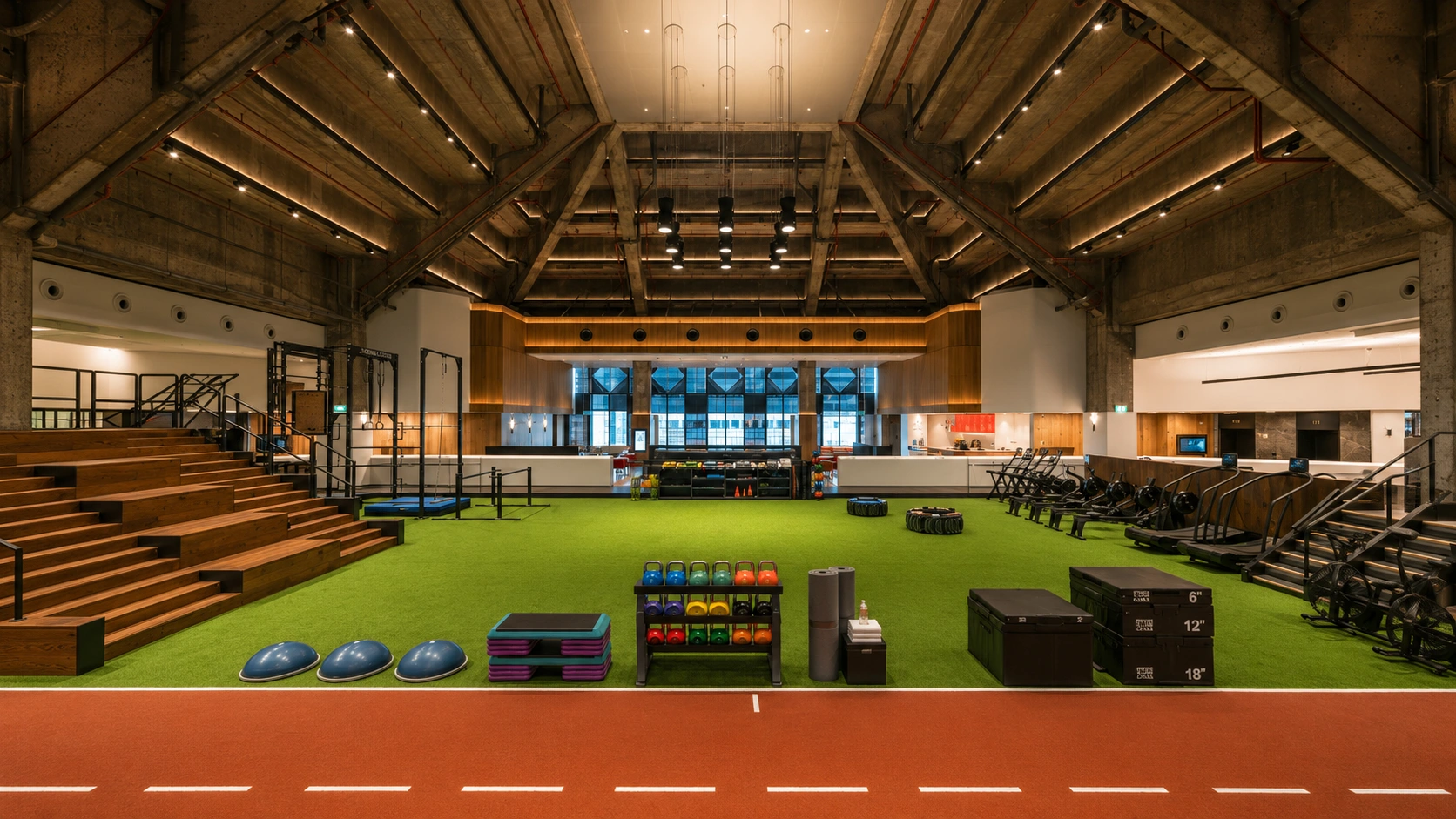 Pure Fitness Singapore premium boutique gym in CBD with designer interior and equipment
