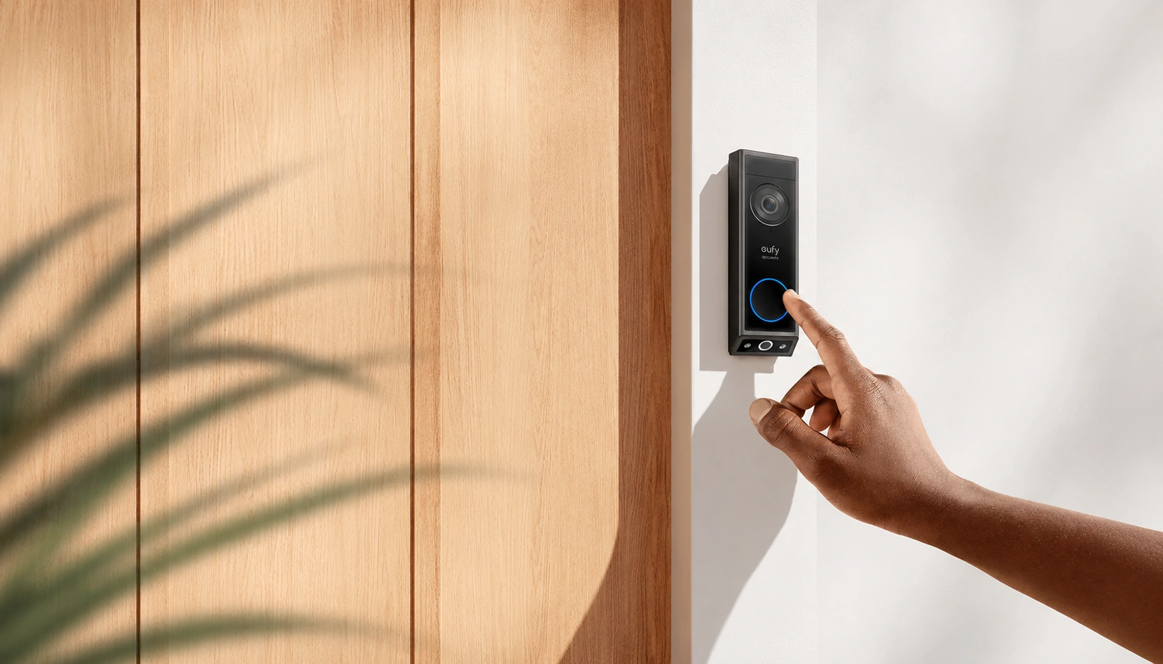 eufy Security Video Doorbell E340 dual camera installed Singapore home no subscription