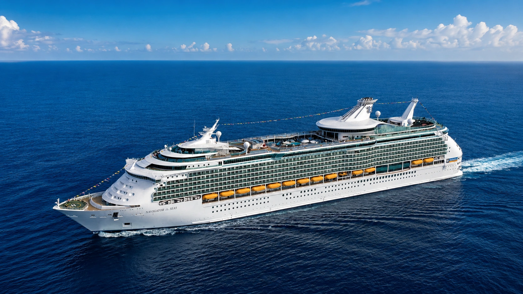 Royal Caribbean Navigator of the Seas waterslide and family activities departing Singapore